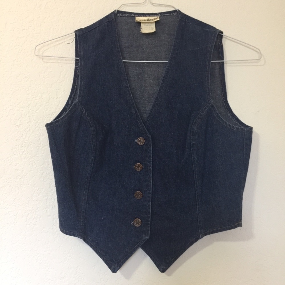 😎1970’s VTG Jean Vest-EUC😎